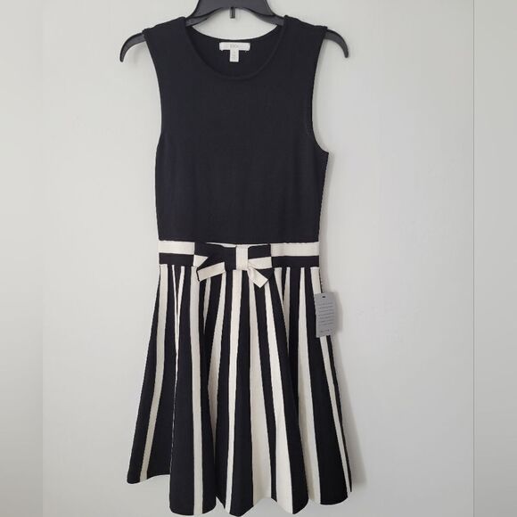 NWT 1901 Bow Front Sleeveless Sweater Dress - Picture 5 of 9